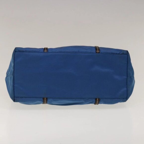 PRADA Hand Bag Nylon Blue - Picture 5 of 15